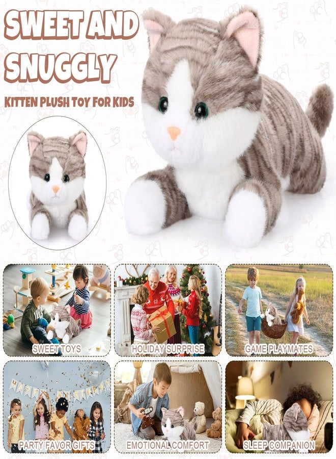Lunmon Cat Stuffed Animal 17.72 Inch Soft Plush Kitten Toy Plush Throw Pillow Cute Stuffed Animal for Birthday Gift Party Favors(Lihua Cat Color) - Image 4